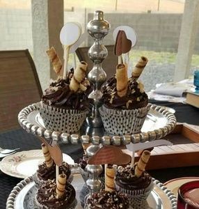 Backyard Teen Mystery Party Dessert Tray